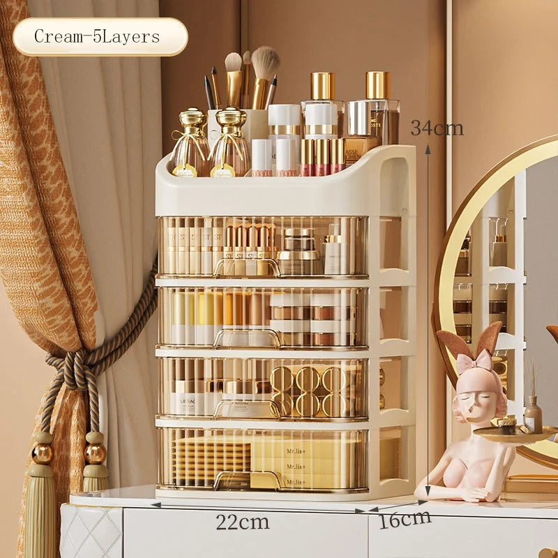 Multilevel Makeup Organizer