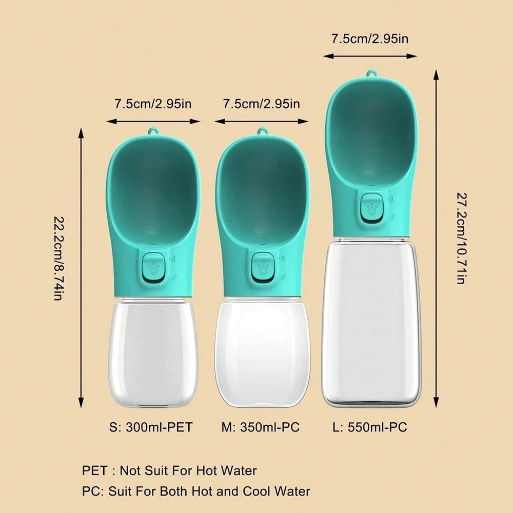 Portable Leakproof Pet Water Bottle